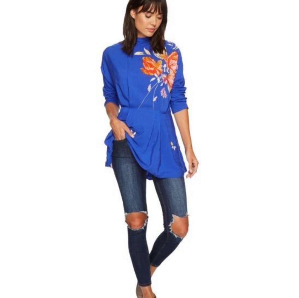 Free people Gemma minidress/ tunic sz XS NWT